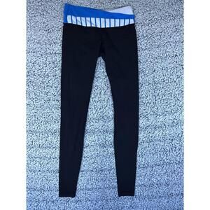 Lululemon Astro Wunder Under Pant Full On Luon Size 4 Black Blue